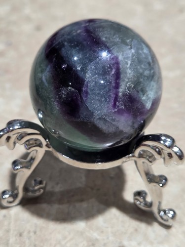 Crystal blue chevron fluorite - crystal,