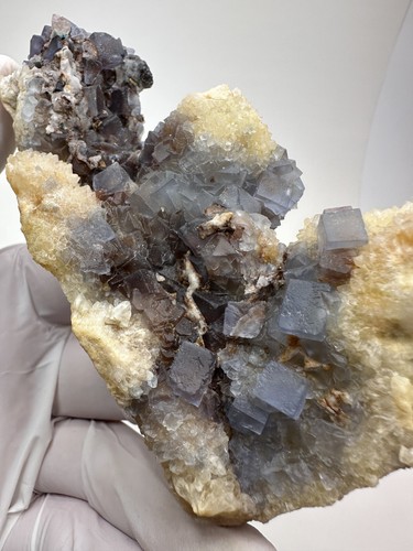 Large gemmy blue fluorite - fluorite, &