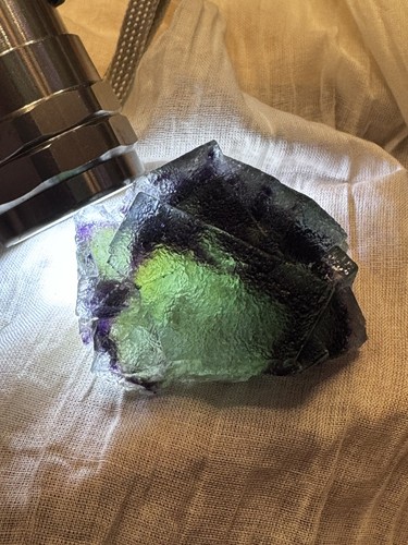 Green blue purple fluorite - purple,